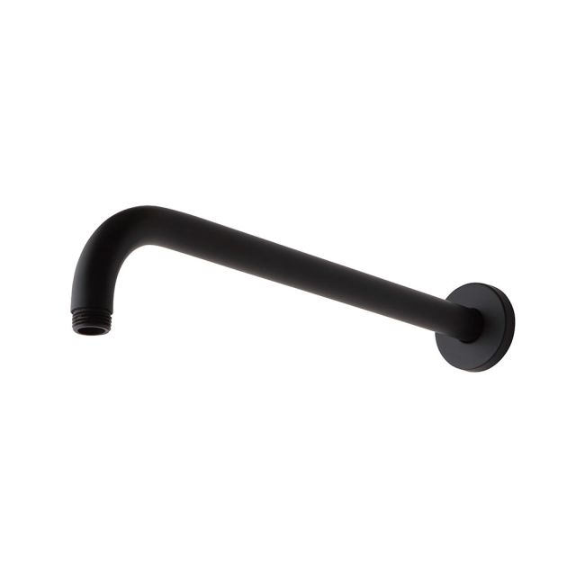 Brazo de ducha negro mate