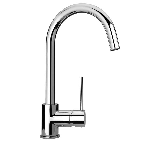 Grifo mezclador de caño alto para fregadero de cocina