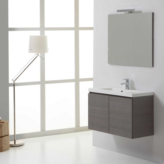 Mueble de baño de pared 80 cm