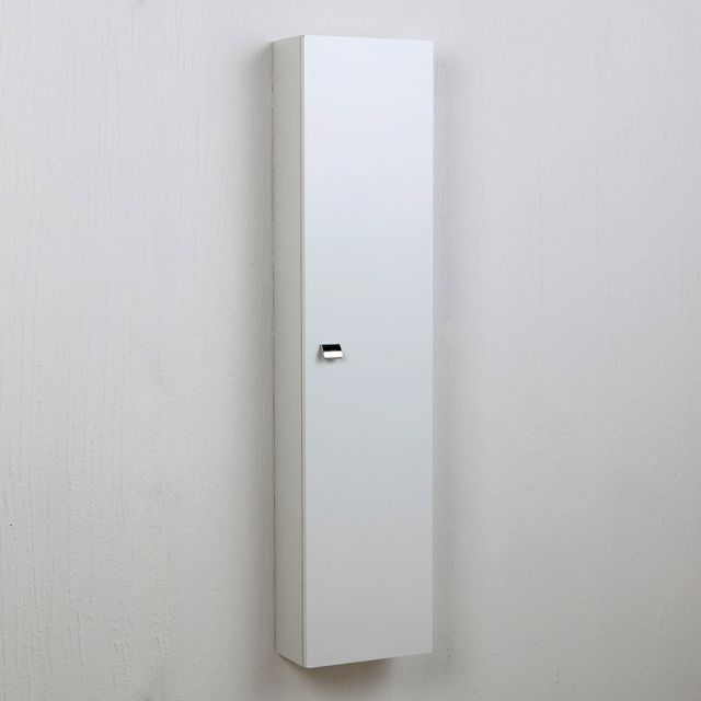 Columna de baño suspendida en blanco