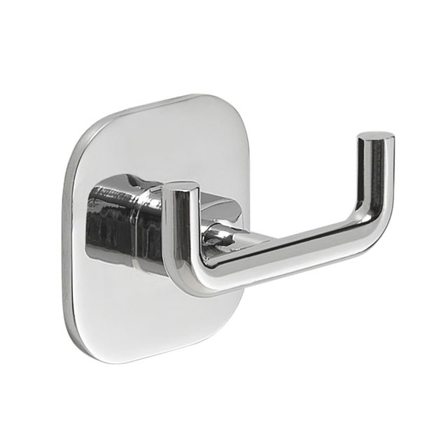 appendiabiti doppio Timo acciaio inox cromato 