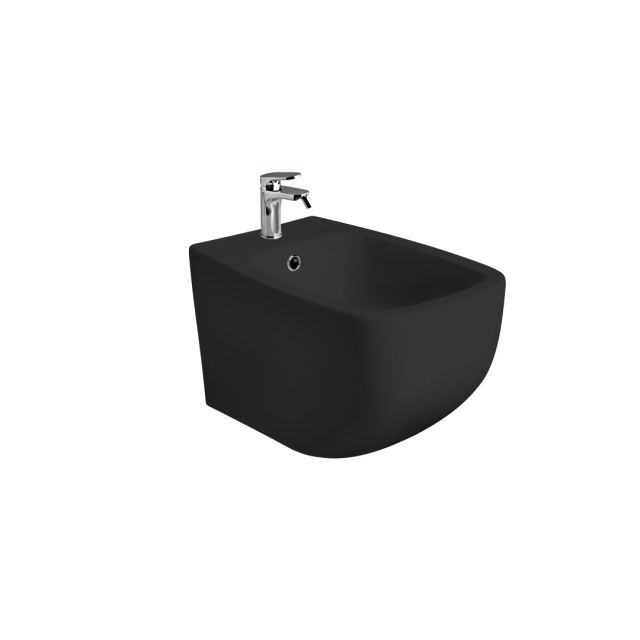 Bidet nero opaco sospeso