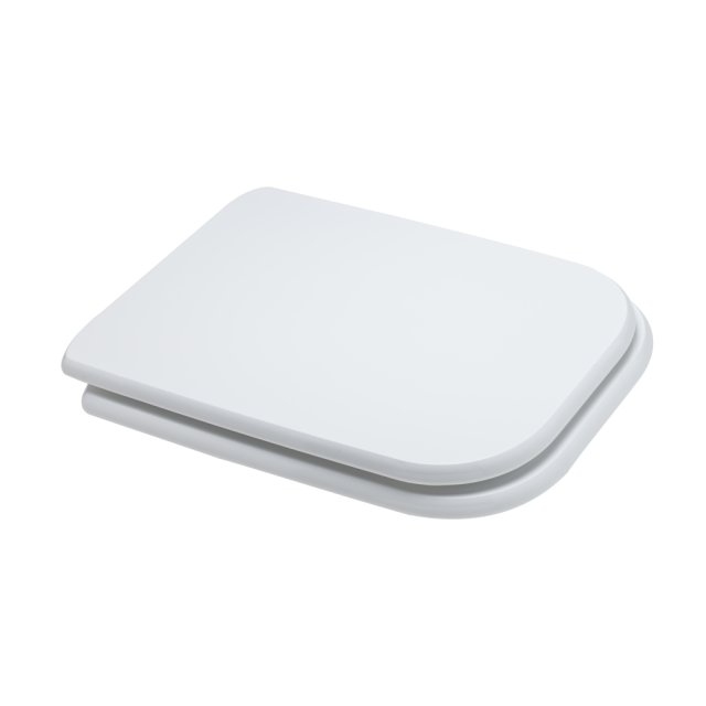 Sedile wc in mdf bianco Conca Sedile wc in mdf bianco Conca