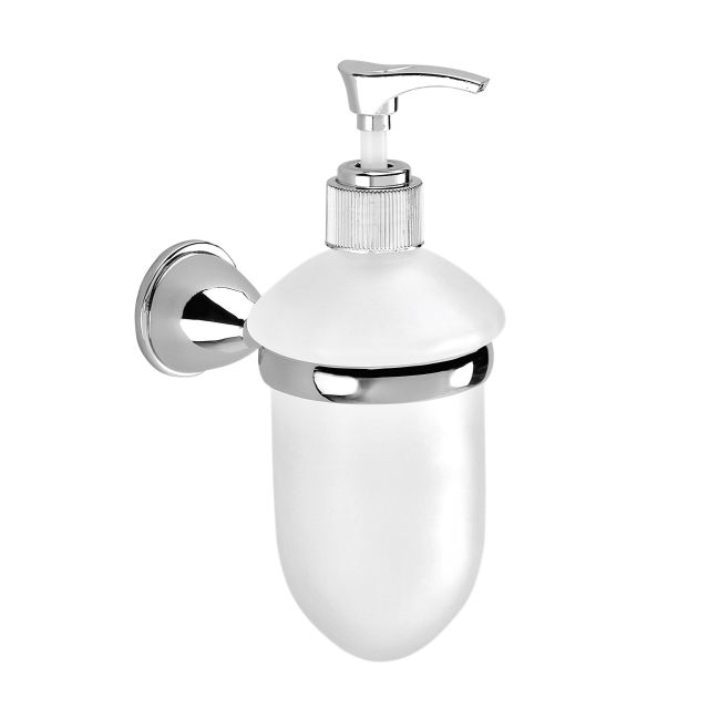 DOSIFICADOR DE JABÓN CON SUJECIÓN A LA PARED Y VASO DE VIDRIO DOSIFICADOR DE JABÓN CON SUJECIÓN A LA PARED Y VASO DE VIDRIO