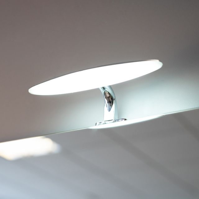 "Lámpara LED para espejo de baño de 20 cm."