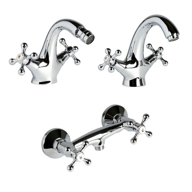 grifería de baño retro