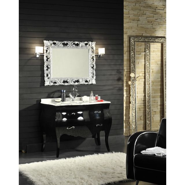 Arredo bagno barocco nero
