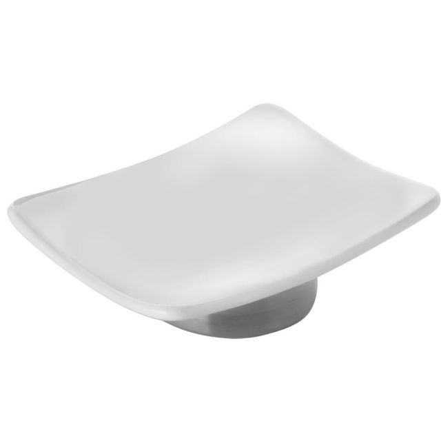 Porta jabón de cerámica para baño.