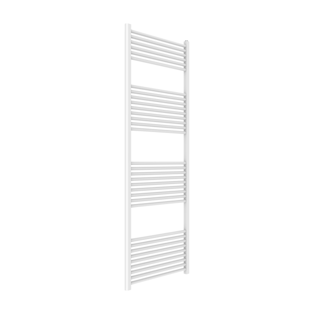 Calentador de toallas para baño 65x180 cm de acero blanco