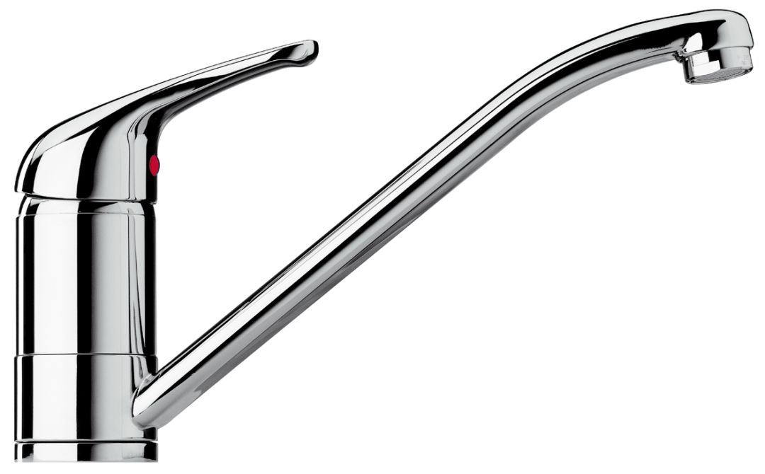 Grifo de cocina con caño bajo