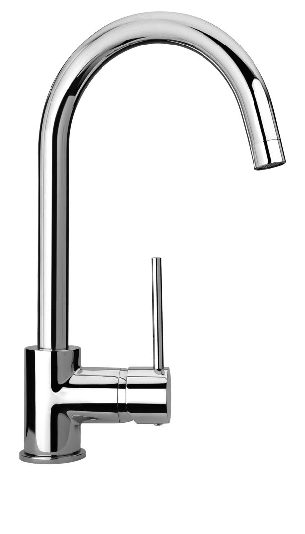 Grifo mezclador de caño alto para fregadero de cocina