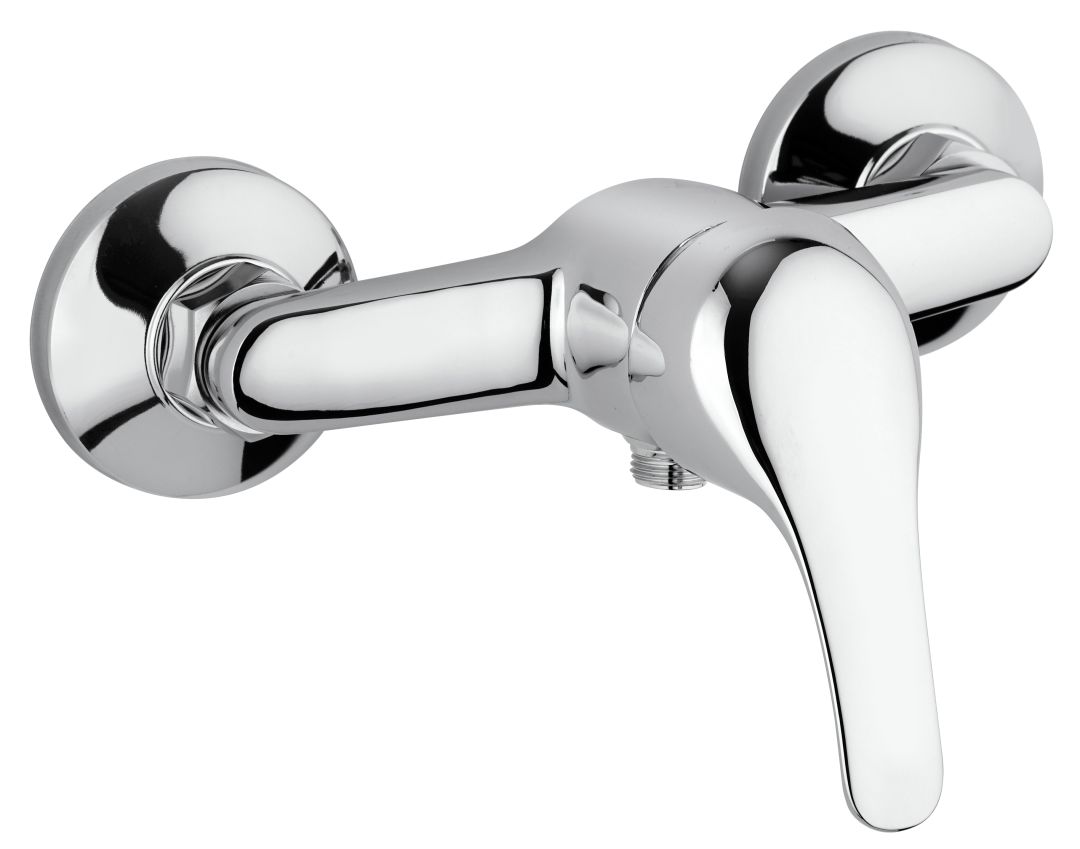 Monomando de ducha mural serie Future acabado cromo 