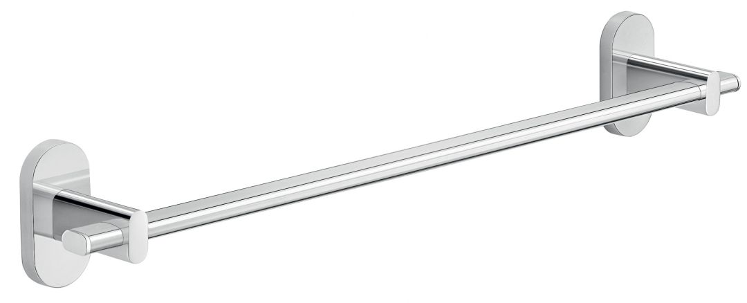 Portatoallas de 45 cm en metal cromado