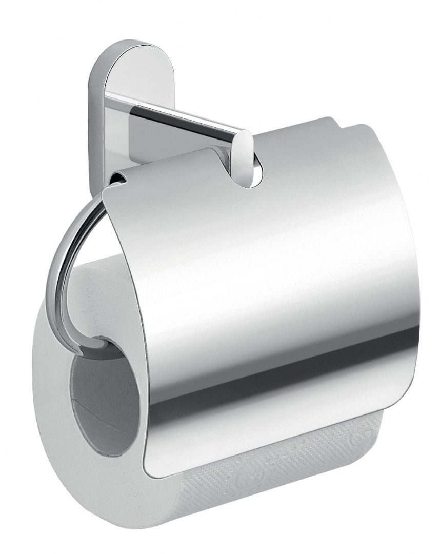 Portarrollos de papel higiénico de metal cromado