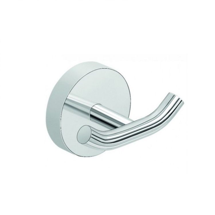 appendiabiti doppio in metallo cromato