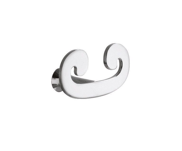 Appendi asciugamani doppio in metallo per bagno in stile vintage