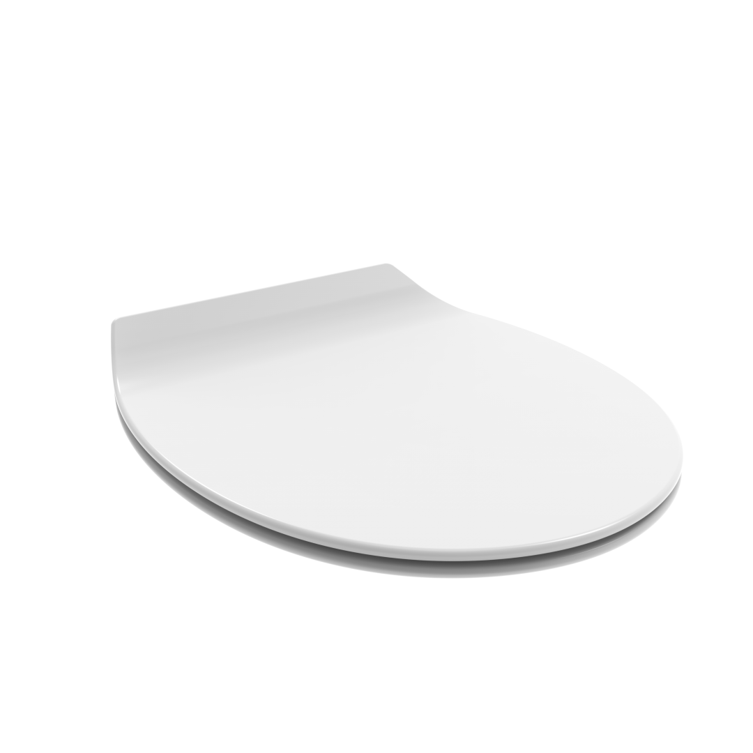 Asiento de inodoro con cierre suave universal
