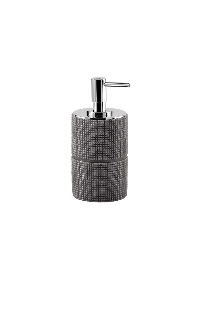 Dispensador de jabón líquido de resina gris
