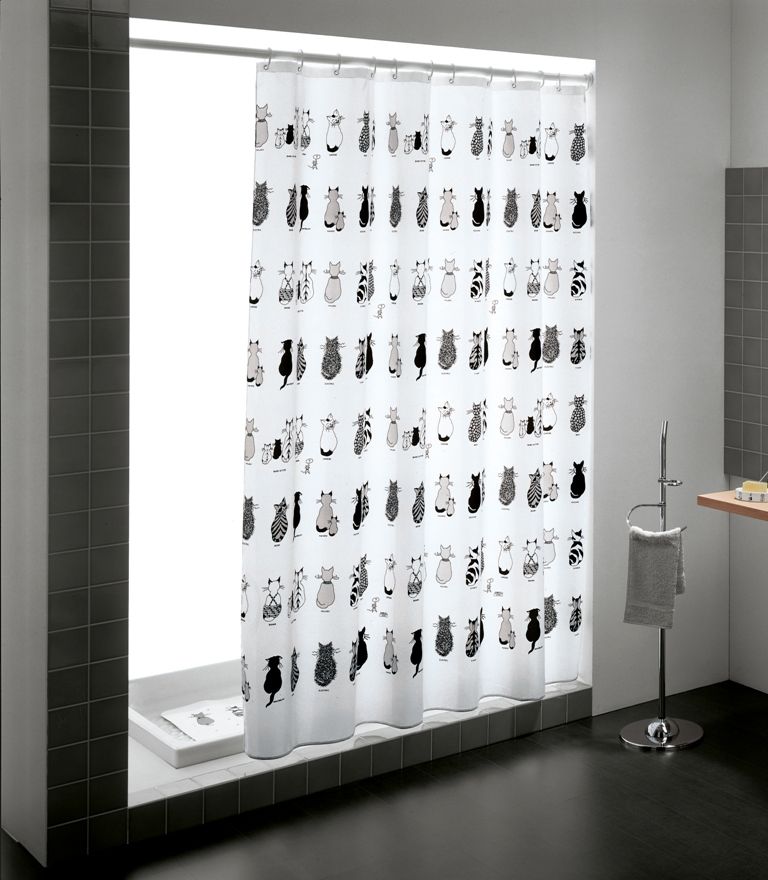 Cortina de ducha en poliéster