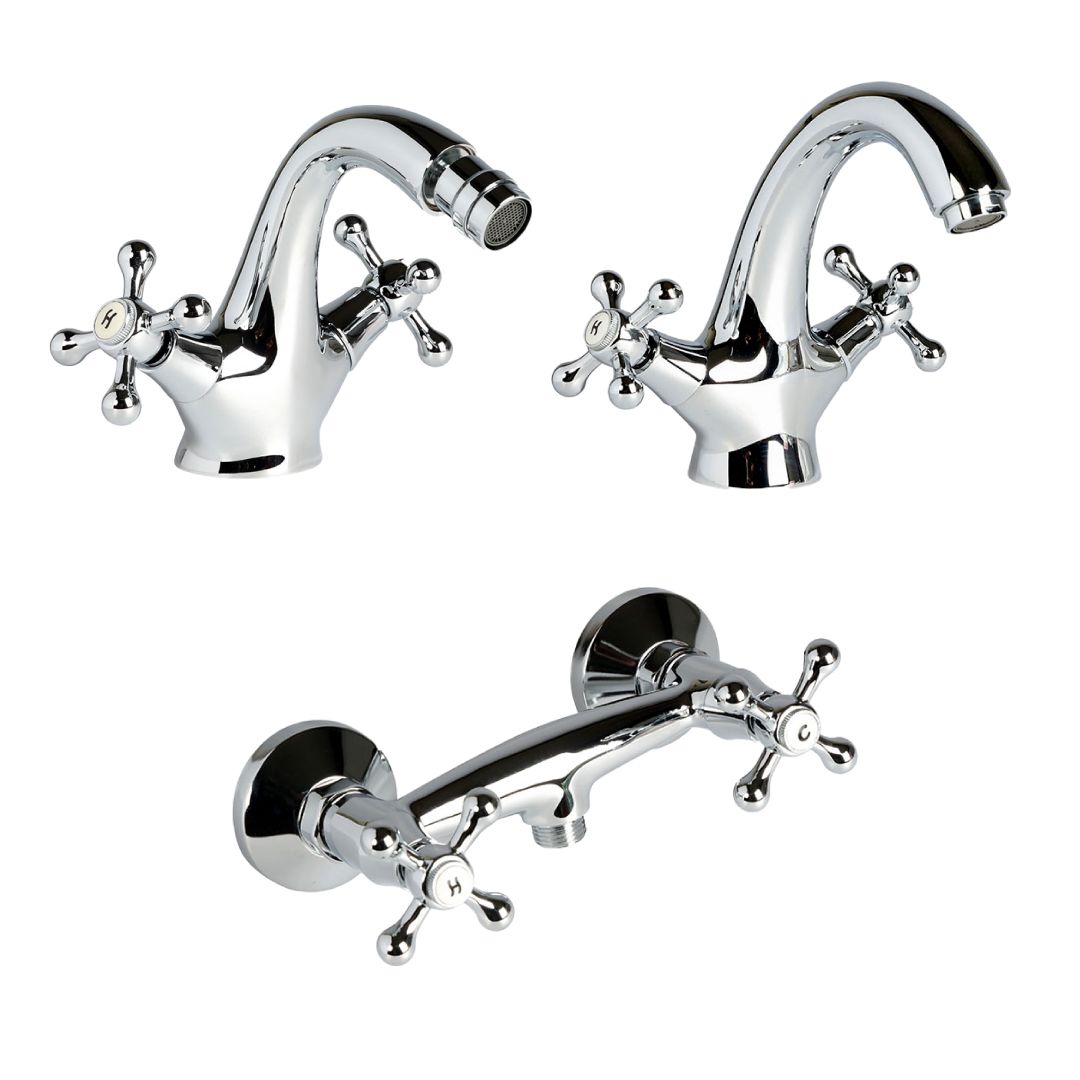 grifería de baño retro