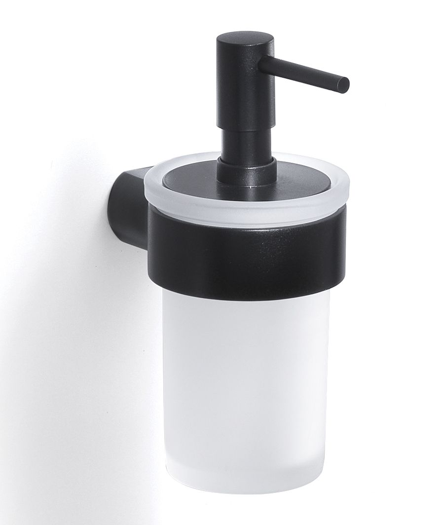 Dosa jabón en negro en la pared Palazzo