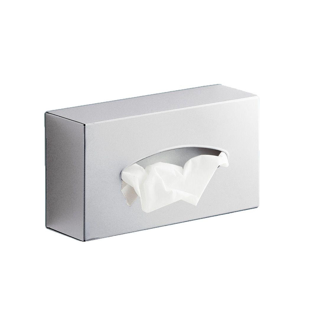 porta fazzoletti in accikaio inox cromato lucido