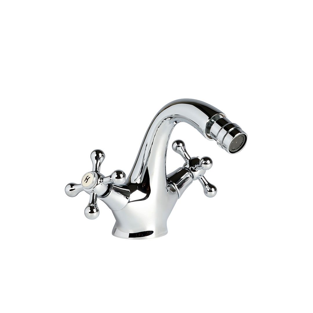 Grifo de bidé con 2 manillas