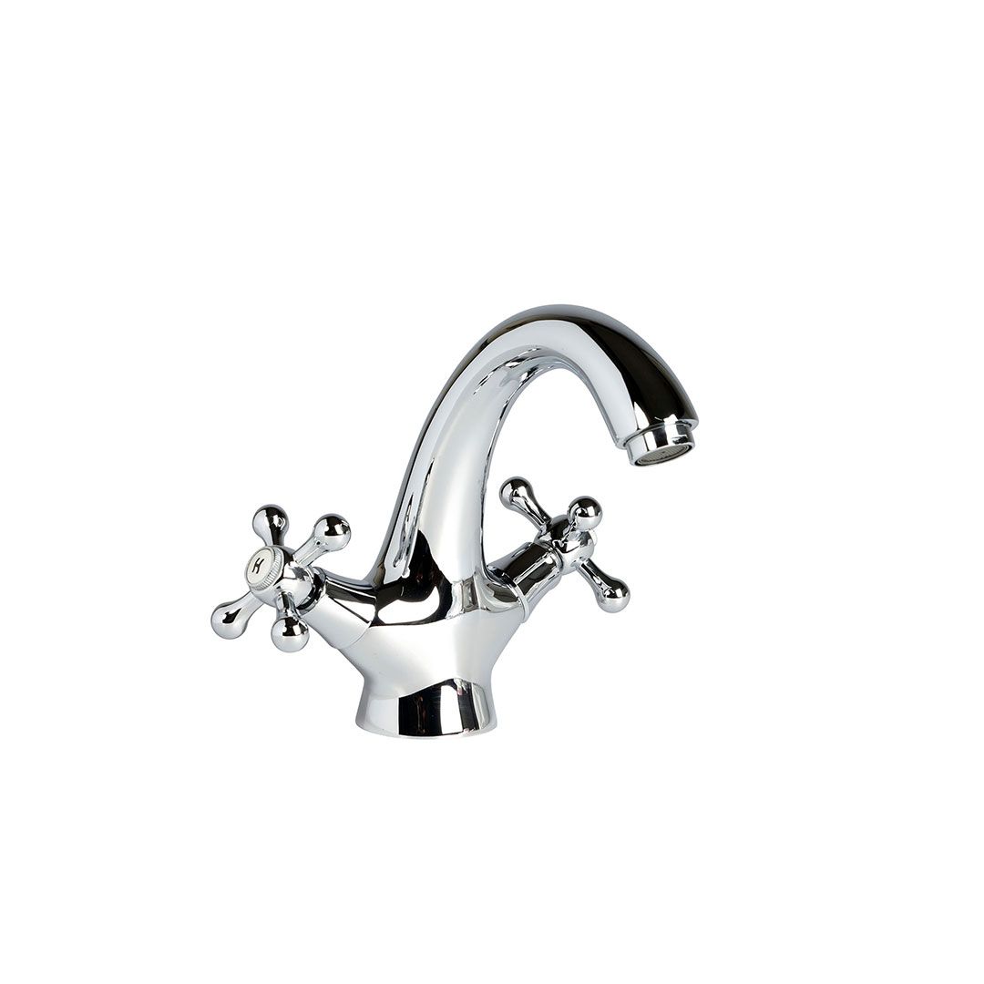 Rubinetto lavabo con manopole