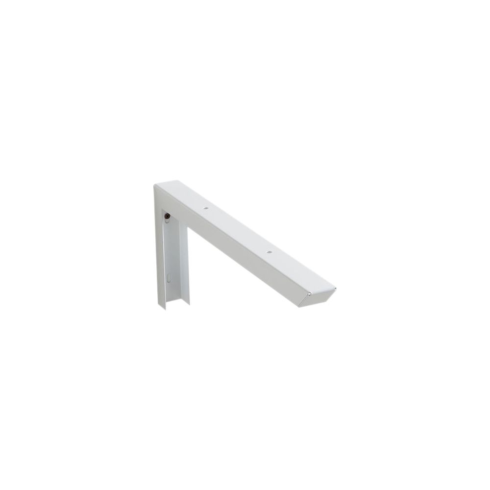Soportes blancos para estante en metal blanco 40 cm