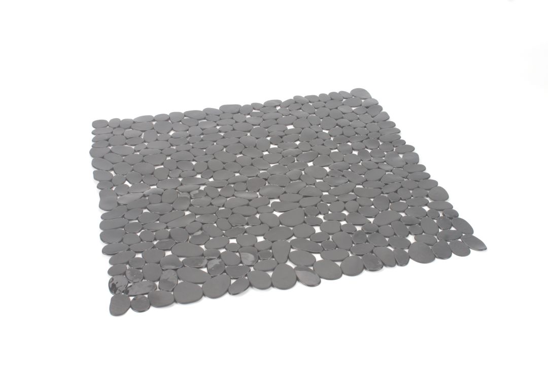 Alfombrilla antideslizante de PVC con efecto piedra