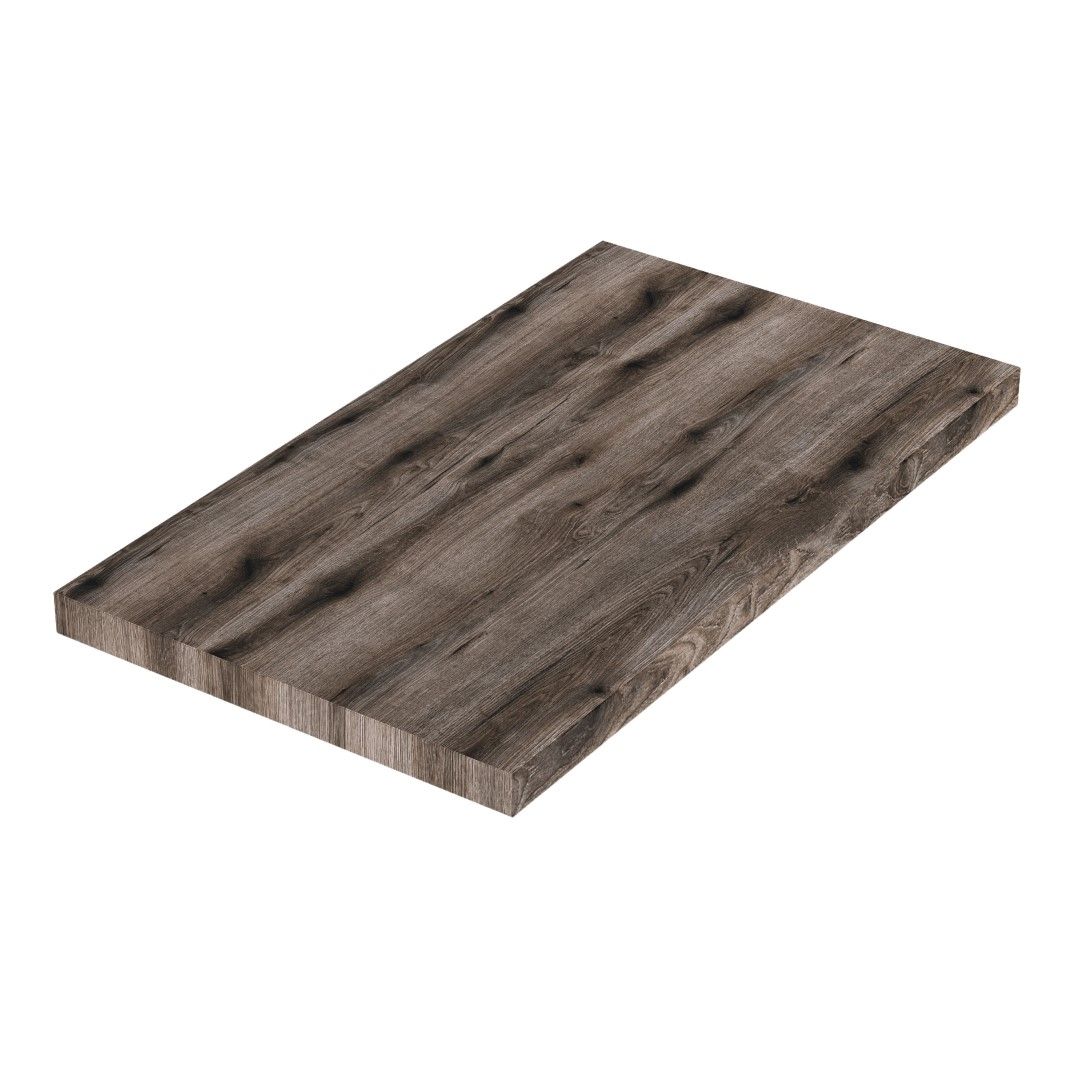 Top per lavabo 80cm rovere fossile