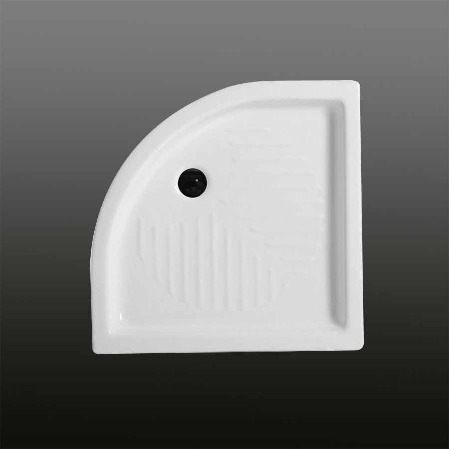 Piatto semicircolare topazio