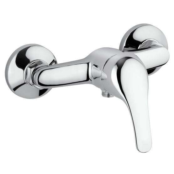 Monomando de ducha mural serie Future acabado cromo 