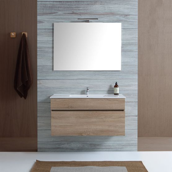 Mueble de baño de pared de pared de roble Mueble de baño de pared de pared de roble