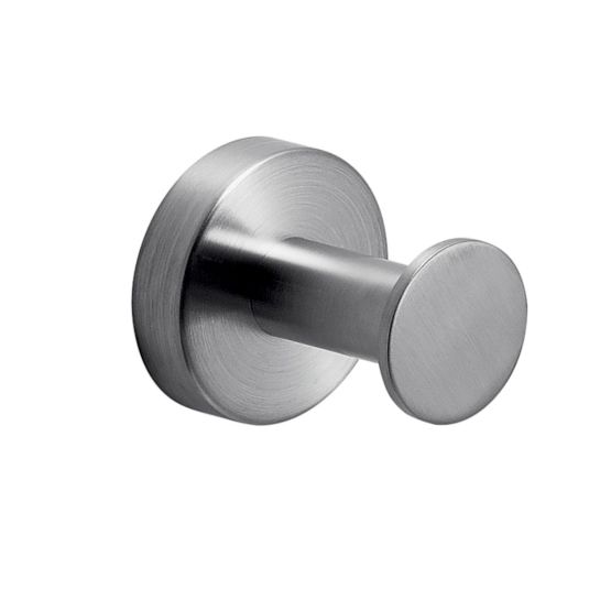 Appendino cromato spazzolato da parete Loto Appendino cromato spazzolato da parete Loto