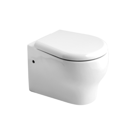 Wc sospeso con brida in ceramica