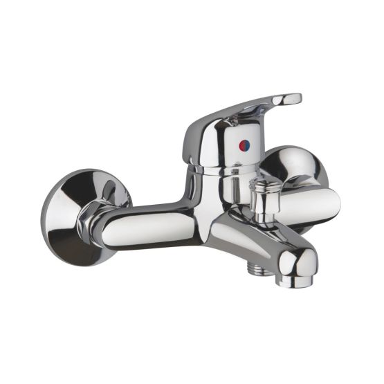 Grifo exterior de bañera cromado de estilo clásico