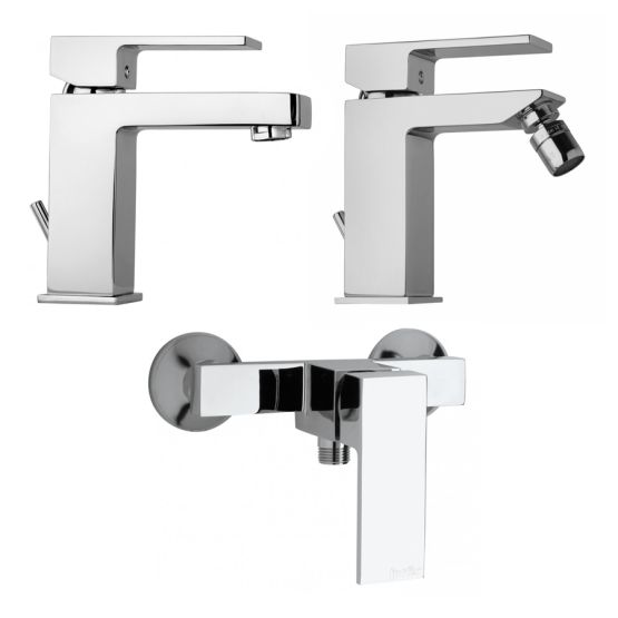 grifos de baño cuadrados