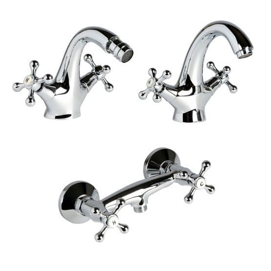 grifería de baño retro