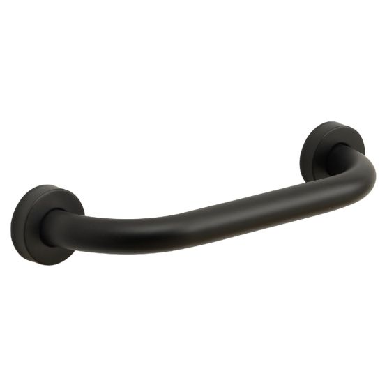 Maniglia per disabili in acciaio nero opaco