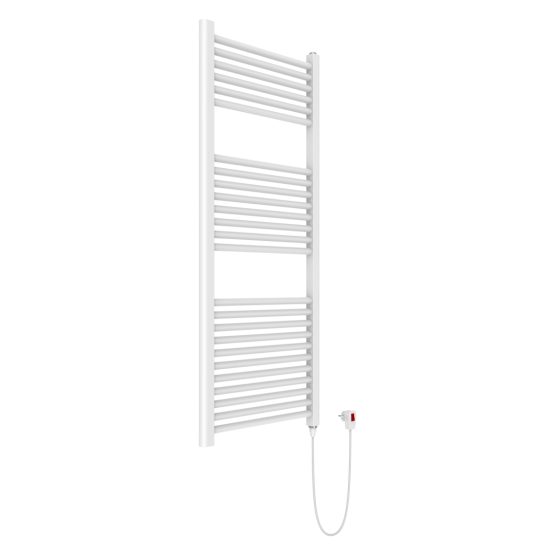 Termoarredo elettrico 50x120 acciaio bianco