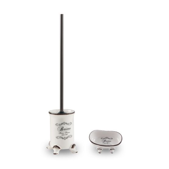 "Accesorios para bidet y WC de estilo Shabby Chic."